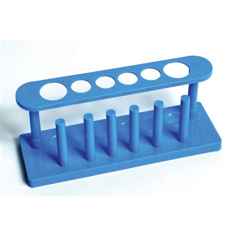 Plastic Test Tube Rack, 6-Hole - Racks - Lab Supplies