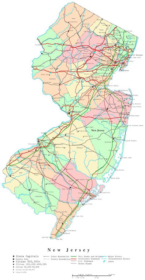 Large New Jersey State Maps for Free Download and Print | High-Resolution and Detailed Maps