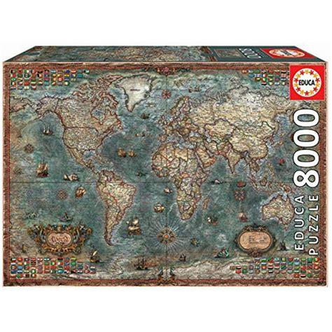 Educa Historical World Map 8000 Piece Jigsaw Puzzle - Walmart.com - Walmart.com