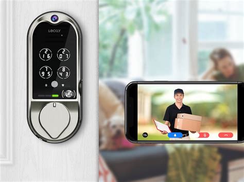 LOCKLY Vision doorbell camera smart lock comes with five secure ways to unlock your door ...