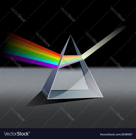 Prism spectrum Royalty Free Vector Image - VectorStock