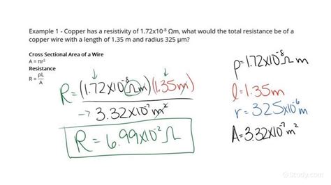 Resistance Formula