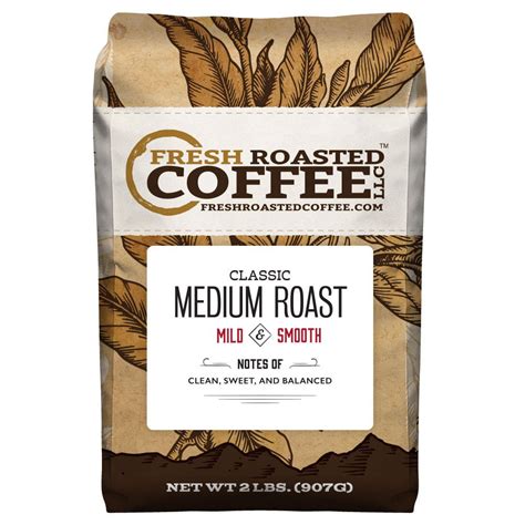 Fresh Roasted Coffee LLC, Medium Roast Blend, Ground Coffee, 32 oz Bag - Walmart.com - Walmart.com