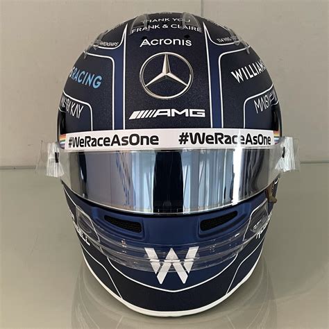 George Russell's 2020 Abu Dhabi Grand Prix helmet · RaceFans