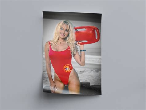 Pamela Anderson Baywatch Poster Canvas or Digital File Man - Etsy