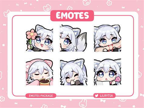 Twitch emotes commission by Rytsa-chan on DeviantArt