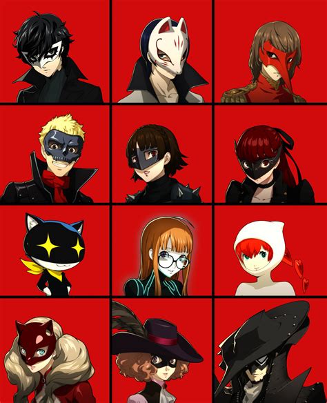 Character Select: CHOOSE YOUR PHANTOM THIEF! : r/Persona5