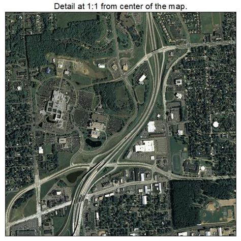 Aerial Photography Map of Wausau, WI Wisconsin