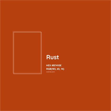 About Rust - Color meaning, codes, similar colors and paints - colorxs.com