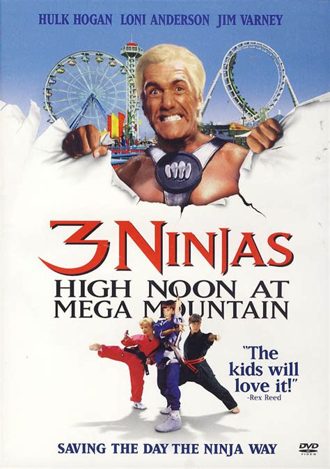 3 Ninjas High Noon at Mega Mountain (Hulk Hogan cover) on DVD Movie