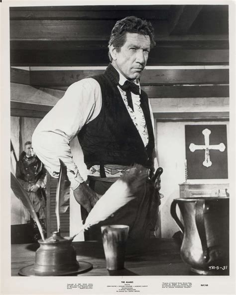 THE ALAMO (1960) - Richard Boone as "General Sam Houston" - Produced & Directed by John Wayne ...