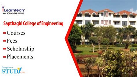 Sapthagiri College of Engineering | Best Engineering College | Top College of Engineering - YouTube