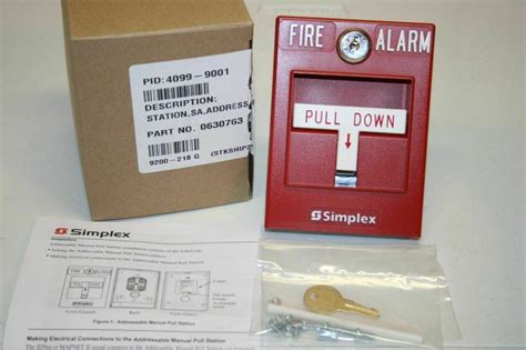 Simplex 4099-9001 Pull Station | Save More on Fire Alarm Parts