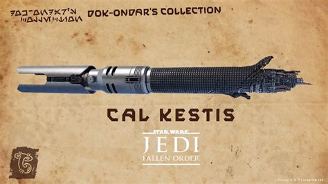 Star Wars Galaxy's Edge Cal Kestis Legacy Lightsaber | New Saber Alert - SaberSourcing