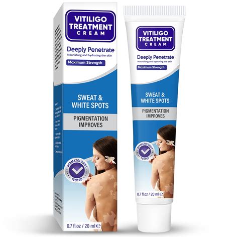 Vitiligo Cream, Natural Effective Vitiligo Treatment, Vitiligo Care Cream for Reduce White Spots ...