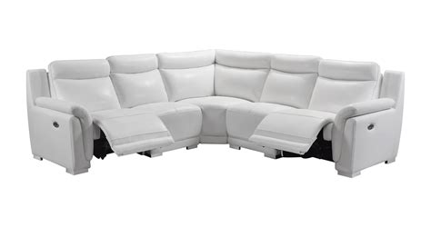 Italian Leather Sectional Sofa Set with Recliner Chair New York New ...