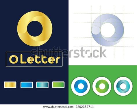 Capital O Letter Golden Ratio Logo Stock Illustration 2202352711 | Shutterstock