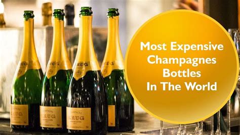 Top 20 Most Expensive Champagnes in the World | Marketing91