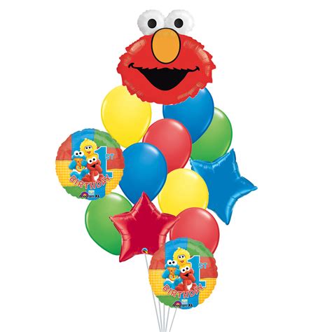 Baby Elmo 1st Birthday Balloon Bouquet