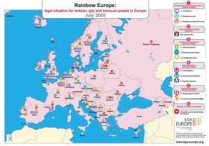 Xάρτη ΛΟΑΤ δικαιωμάτων στην Ευρώπη εξέδωσε η ILGA-Europe - 10%