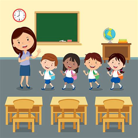 Royalty Free Preschool Classroom Clip Art, Vector Images ...