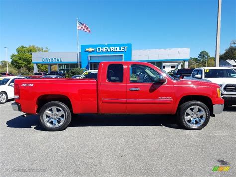 2013 Fire Red GMC Sierra 1500 SLE Extended Cab 4x4 #132222517 Photo #6 | GTCarLot.com - Car ...