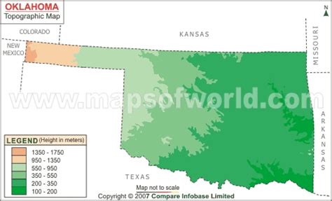 Oklahoma Topographic Map