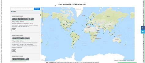 350.org Climate Action Map