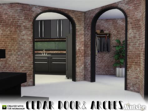 The Sims Resource - Cedar Doors and Arches