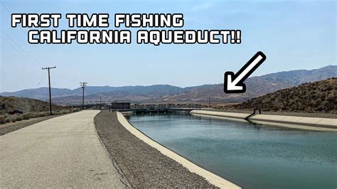 First Time Fishing California Aqueduct!! - YouTube