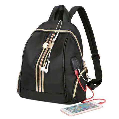 Aliexpress.com : Buy New Womens Backpack with USB Charging Port ...