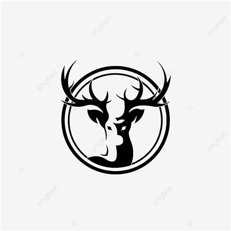 Deer Hunt Clipart Vector, Deer Logo Designs Inspirations Hunting Club Logo Graceful Deer Emblem ...