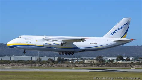 Antonov Design Bureau Antonov 124 landing at Perth. UR-82008 - Photos - Pinkfroot