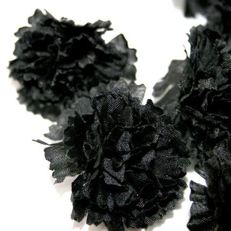 Baby Black Carnations 25 Count Artificial Flowers