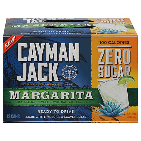 Cayman Jack Beer, Zero Sugar, Margarita 12 ea | Shop | Apples Market