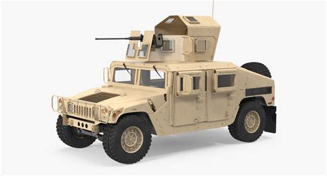 humvee m1151 enhanced armament 3d model