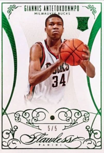 Best Giannis Antetokounmpo Rookie Cards