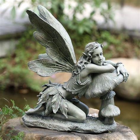 40 Stunningly Beautiful Statues Of Fairies And Angels For Your Home & Garden | สวนจิ๋ว, ไอเดีย ...