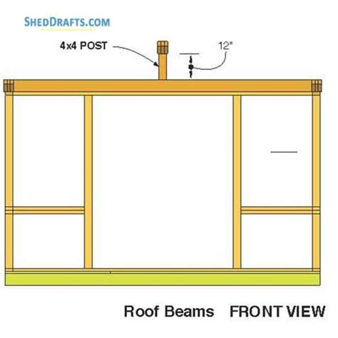 10×12 Lovely Garden Shed Building Plans