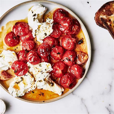 Roasted Cherry Tomato Caprese Recipe | Epicurious