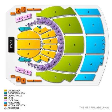 The Met Philly Seating Map