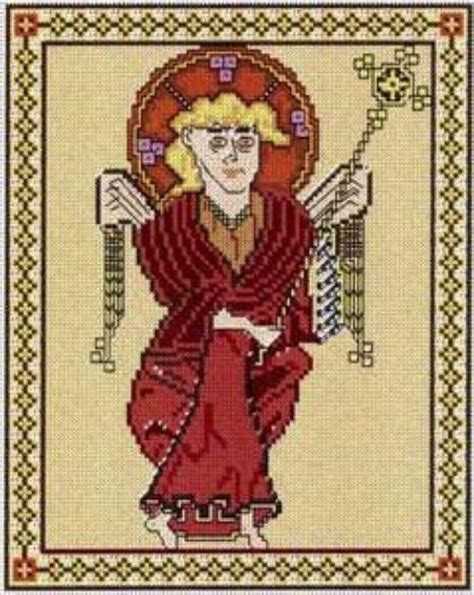 Celtic Obsessions Book of Kells St Matthew Cross Stitch Pattern