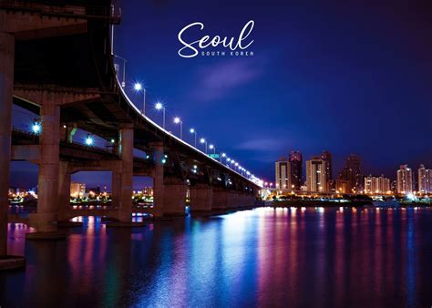 'Seoul ' Poster, picture, metal print, paint by Explore Universe | Displate