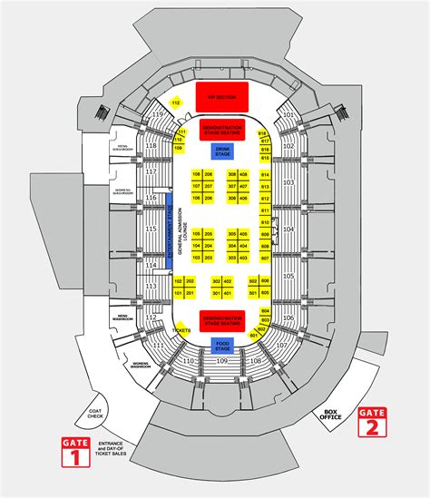 Exhibit Map - The WFCU Centre - Windsor, Ontario - A Global Spectrum ...