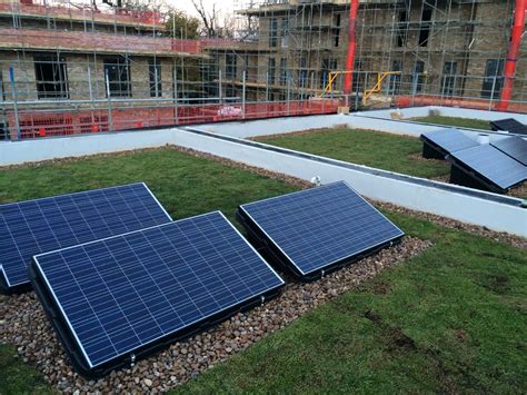 Solar panels and Green Roof - Perfect Combination! Eco Green Roofs Roof Work, Eco Green, Green ...