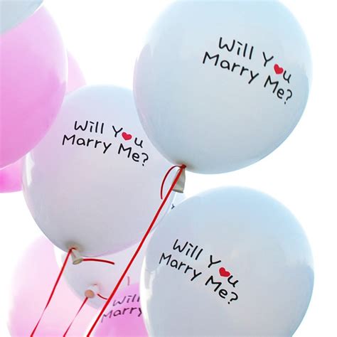 Will You Marry Me Balloons 2 Colors Marriage Proposal | Etsy