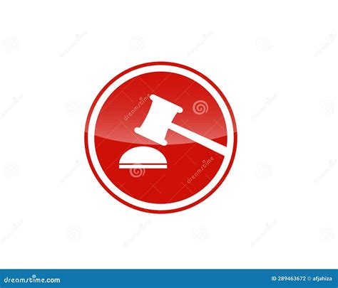 Auction Logo 2 Icon Template Stock Illustration - Illustration of font, censure: 289463672