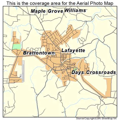 Aerial Photography Map of Lafayette, TN Tennessee