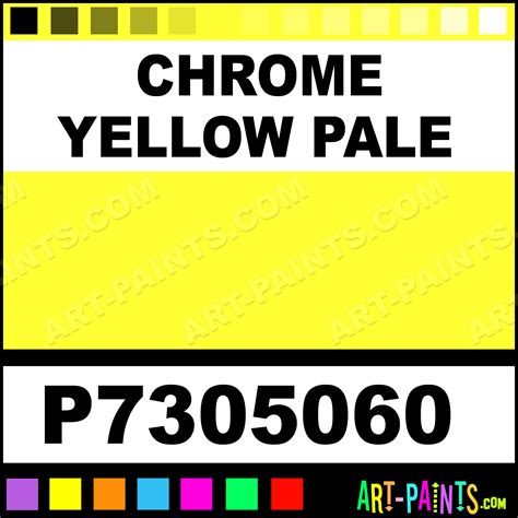 Chrome Yellow Pale Professional Gouache Paints - P7305060 - Chrome Yellow Pale Paint, Chrome ...