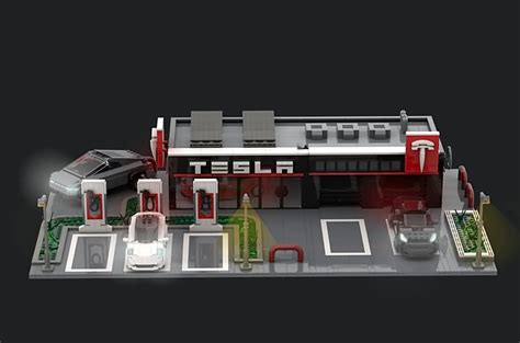 LEGO Ideas Tesla Dealership and Service Center Is a Great Set for ...